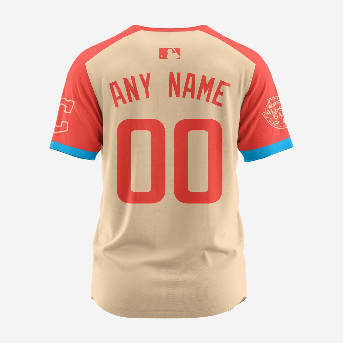 MLB Cleveland Guardians Personalized 2024 All Star Game Baseball Jersey - Bafud baseball jersey product view 3