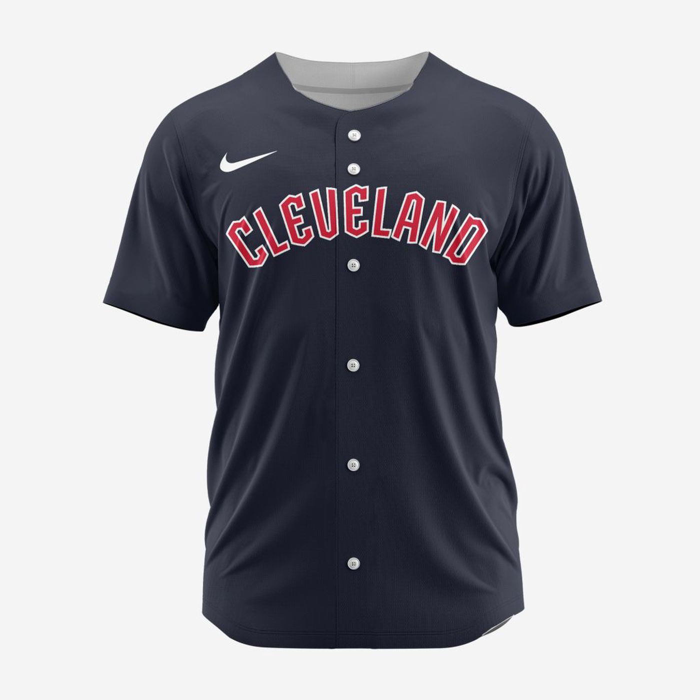 MLB Cleveland Guardians Personalized Alternate 02 Baseball Jersey - Bafud baseball jersey product view 2