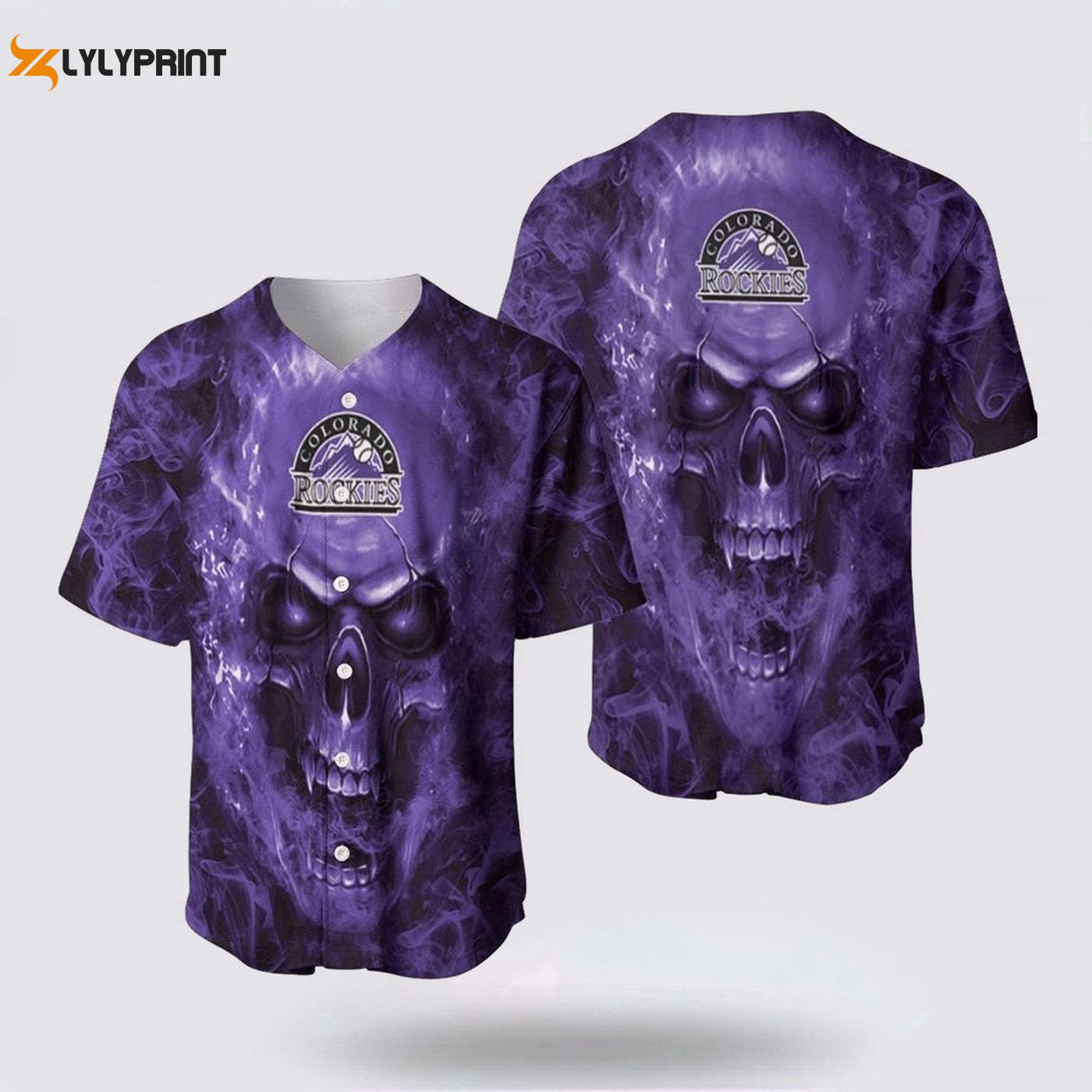 MLB Colorado Rockies Baseball Jersey - Adventure and Personality for Fans - Gift for Men Women - lylyprint.com baseball jersey product view 1