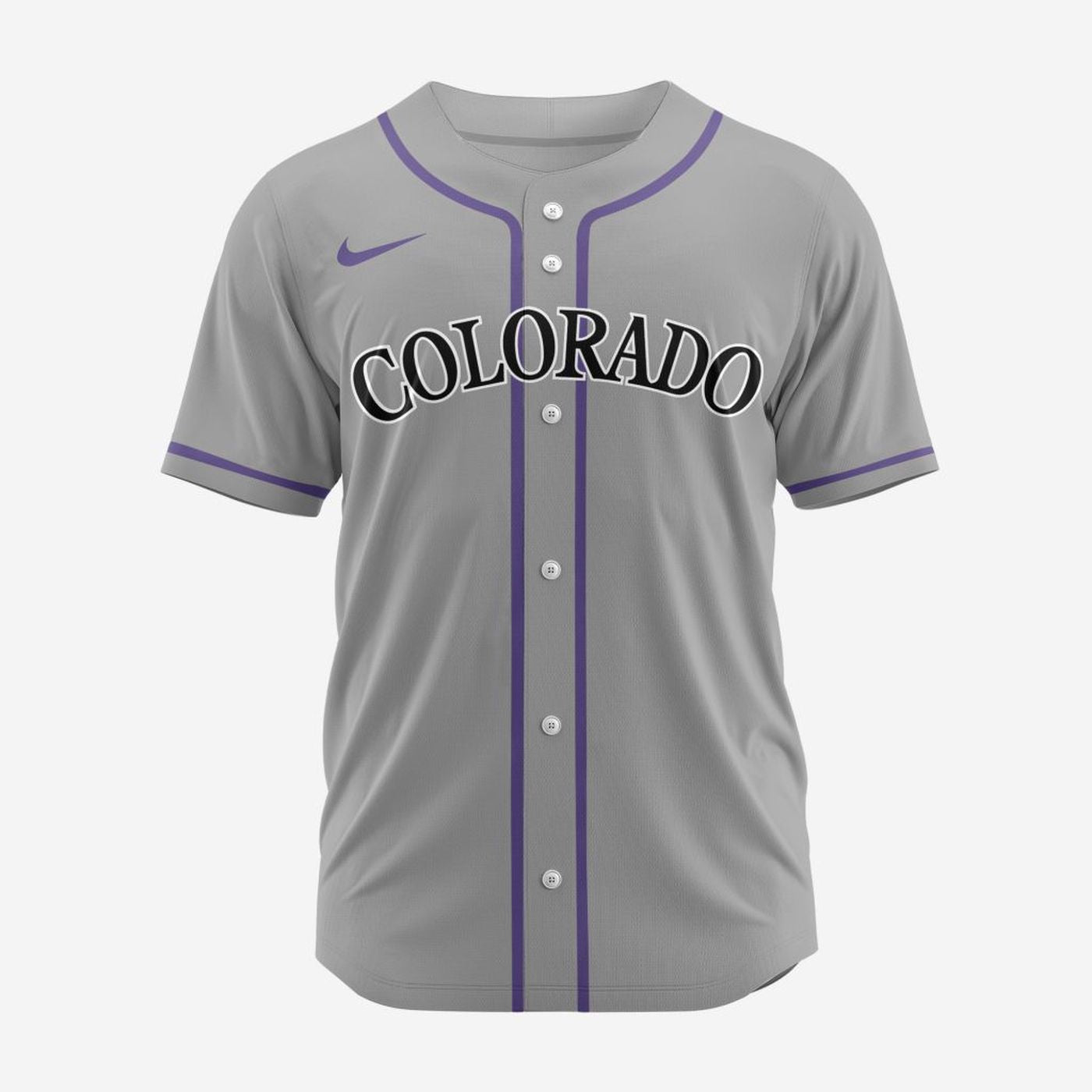 MLB Colorado Rockies Personalized 2024 Road Baseball Jersey - Bafud baseball jersey product view 3