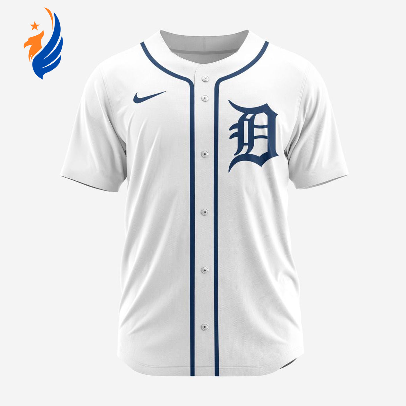 MLB Detroit Tigers Personalized 2024 Home Baseball Jersey - Bafud baseball jersey product view 1