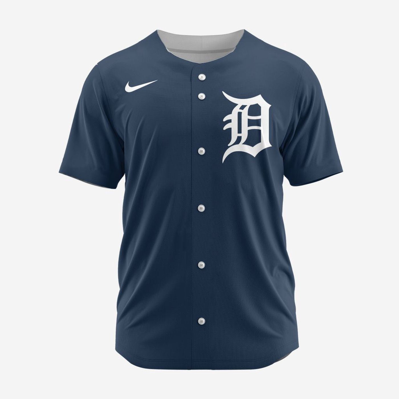 MLB Detroit Tigers Personalized Alternate Design Concept Baseball Jersey 2402 - Bafud baseball jersey product view 2