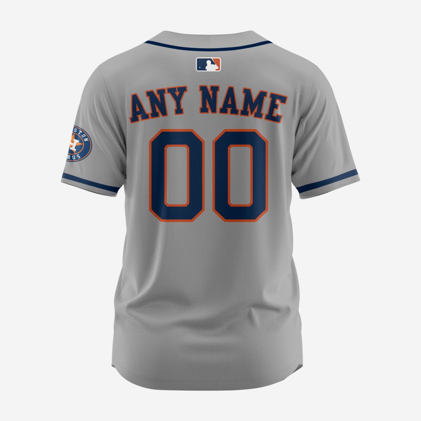 MLB Houston Astros Personalized 2024 Road Baseball Jersey - Bafud baseball jersey product view 2