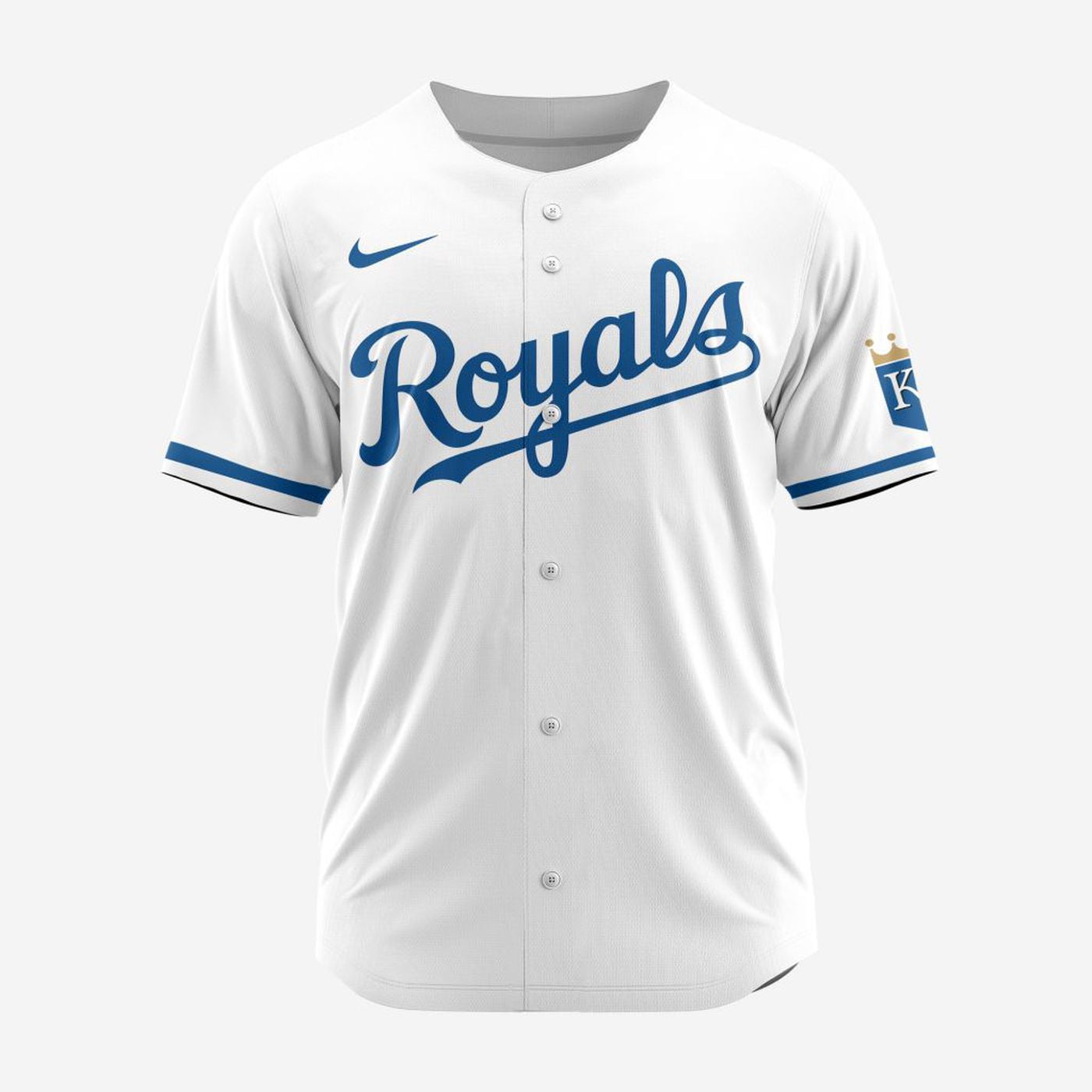 MLB Kansas City Royals Personalized 2024 Home Baseball Jersey - Bafud baseball jersey product view 2