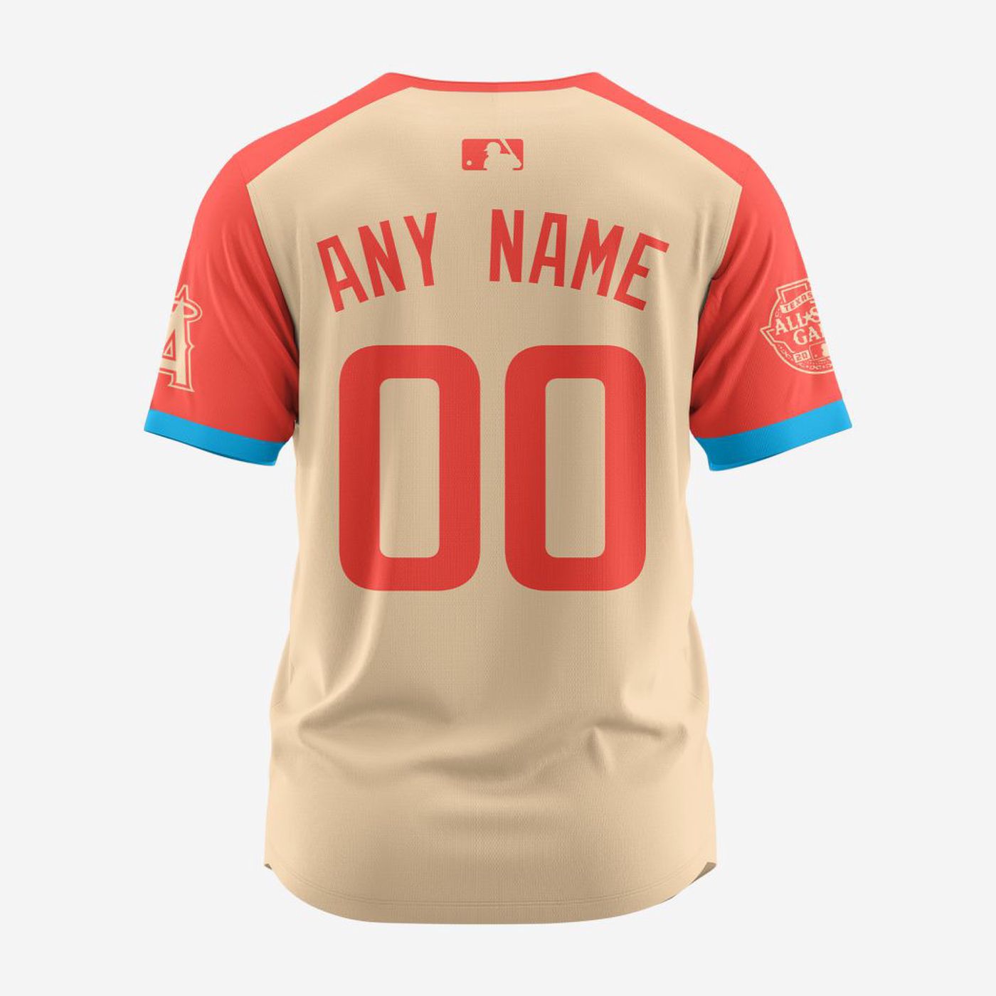 MLB Los Angeles Angels Personalized 2024 All Star Game Baseball Jersey - Bafud baseball jersey product view 3