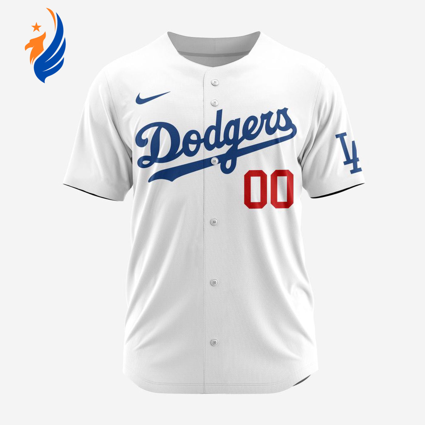 MLB Los Angeles Dodgers Personalized 2024 Home Baseball Jersey - Bafud baseball jersey product view 1