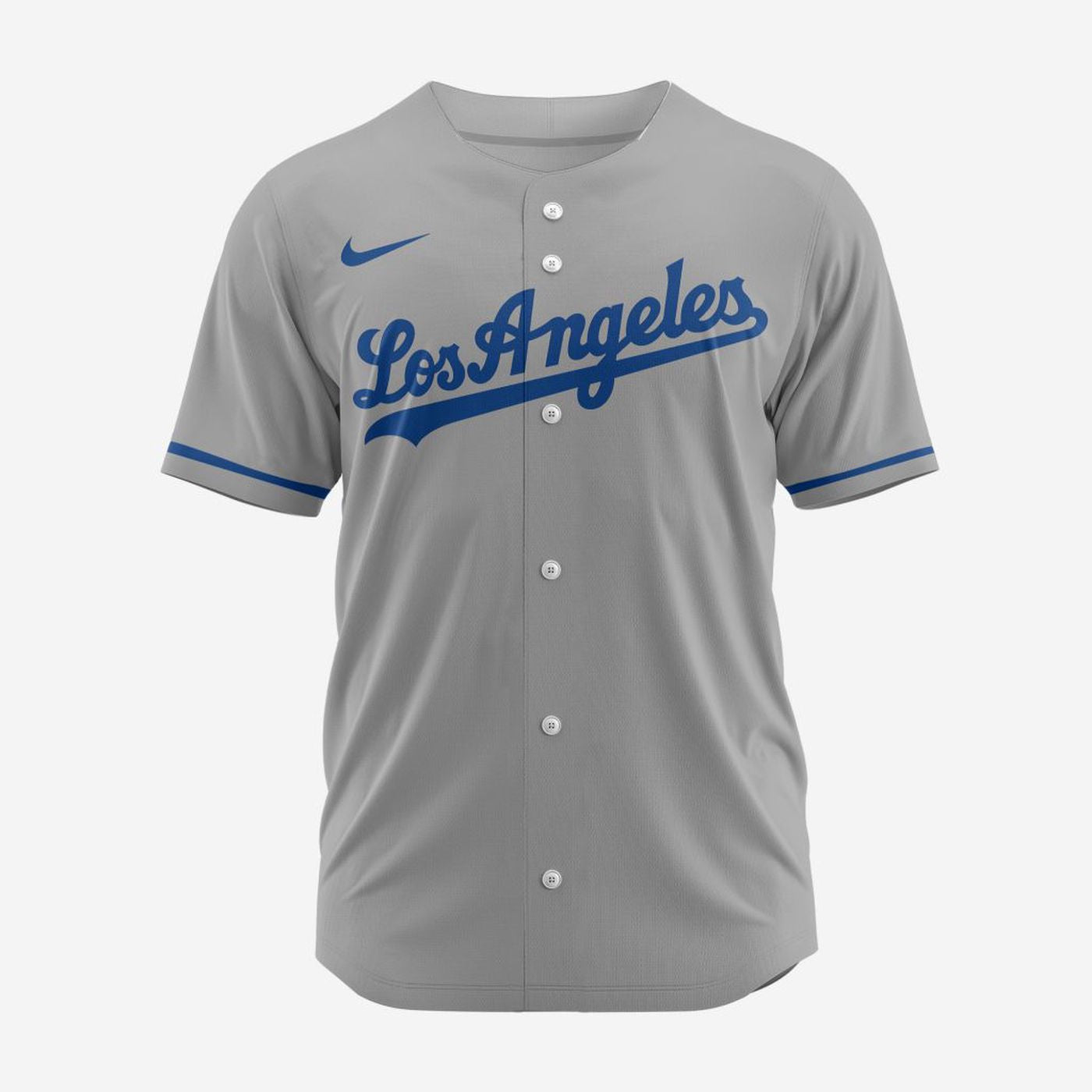 MLB Los Angeles Dodgers Personalized 2024 Road Baseball Jersey - Bafud baseball jersey product view 2