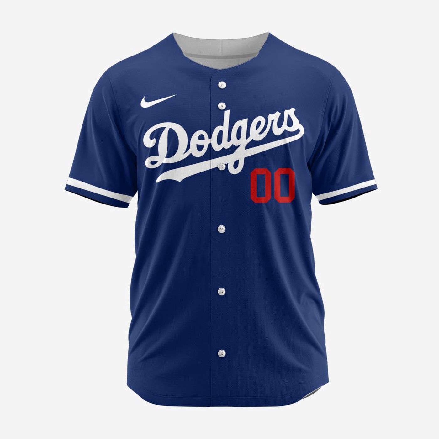 MLB Los Angeles Dodgers Personalized Alternate Baseball Jersey - Bafud baseball jersey product view 3