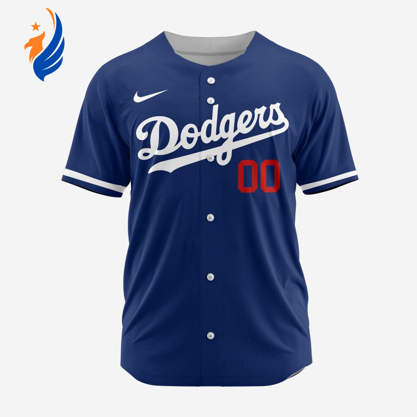 MLB Los Angeles Dodgers Personalized Alternate Baseball Jersey - Bafud baseball jersey product view 1