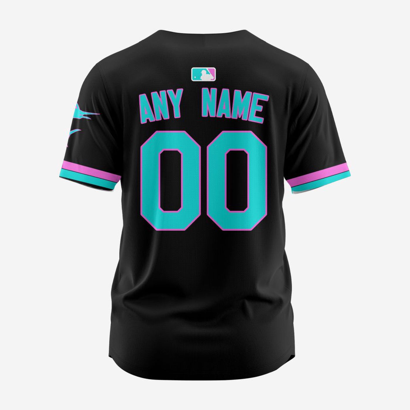 MLB Miami Marlins Personalized Alternate Design Concept Baseball Jersey 2402 - Bafud baseball jersey product view 2