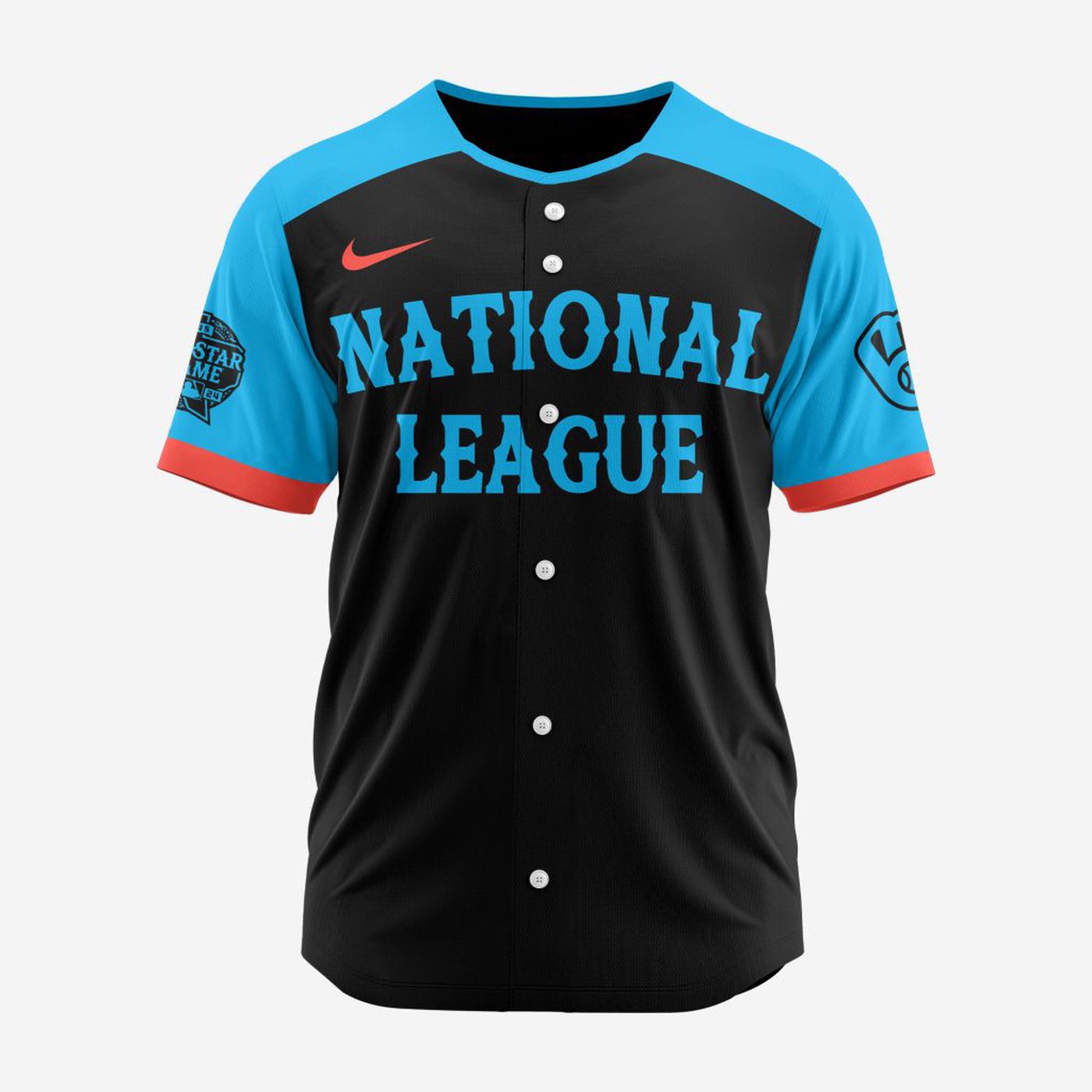 MLB Milwaukee Brewers Personalized 2024 All Star Game Baseball Jersey - Bafud baseball jersey product view 2
