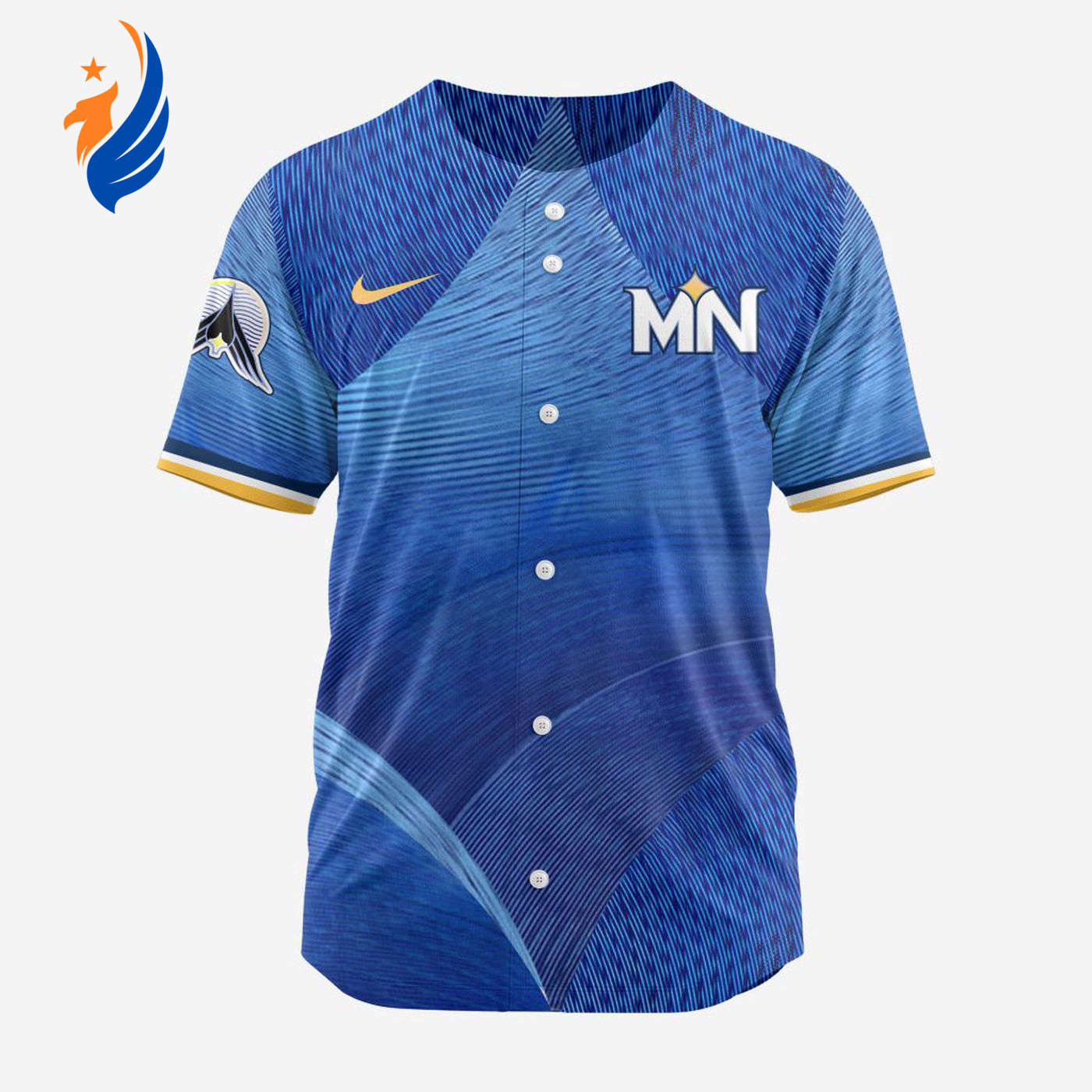 MLB Minnesota Twins Personalized 2024 City Connect Baseball Jersey Design - Bafud baseball jersey product view 1