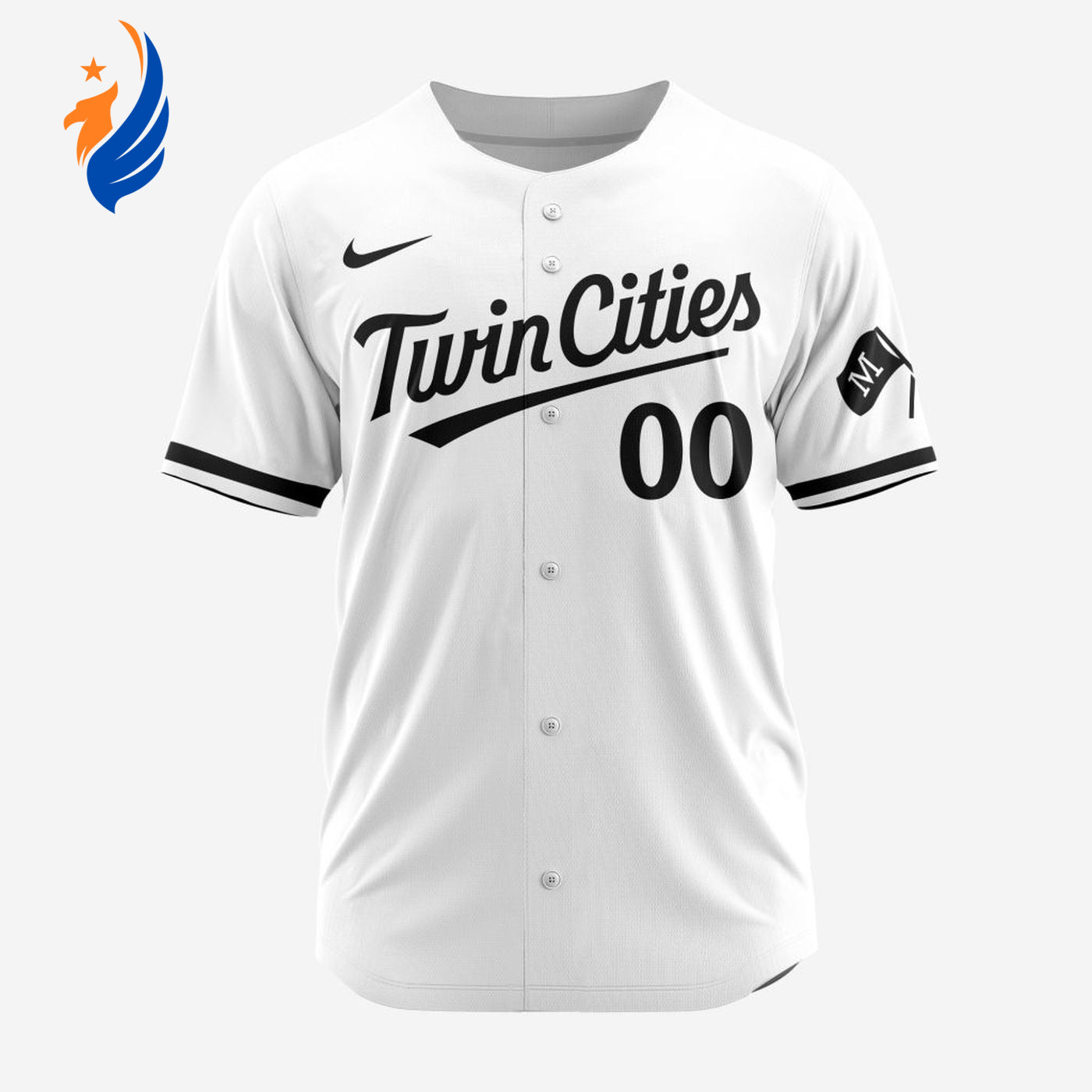 MLB Minnesota Twins Personalized Alternate 02 Baseball Jersey - Bafud baseball jersey product view 1