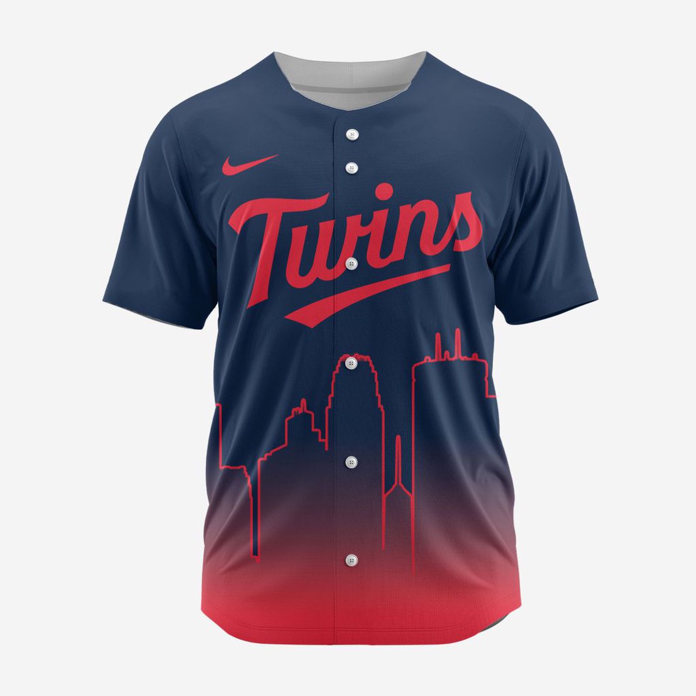MLB Minnesota Twins Special City Edition Concept Baseball Jersey Gift for Men Women - Bafud baseball jersey product view 3