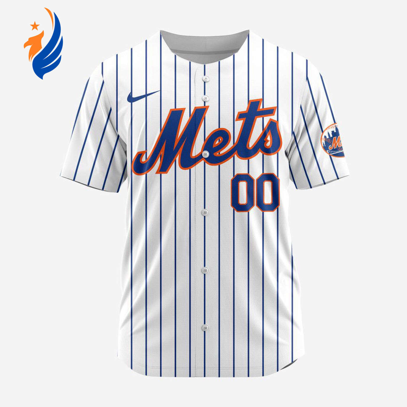 MLB New York Mets Personalized 2024 Home Baseball Jersey - Bafud baseball jersey product view 1