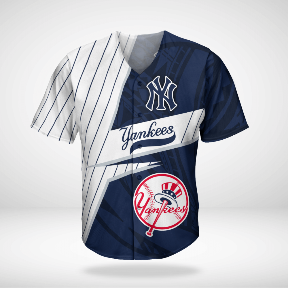 MLB New York Yankees Baseball Jersey - Aopprinter baseball jersey product view 2