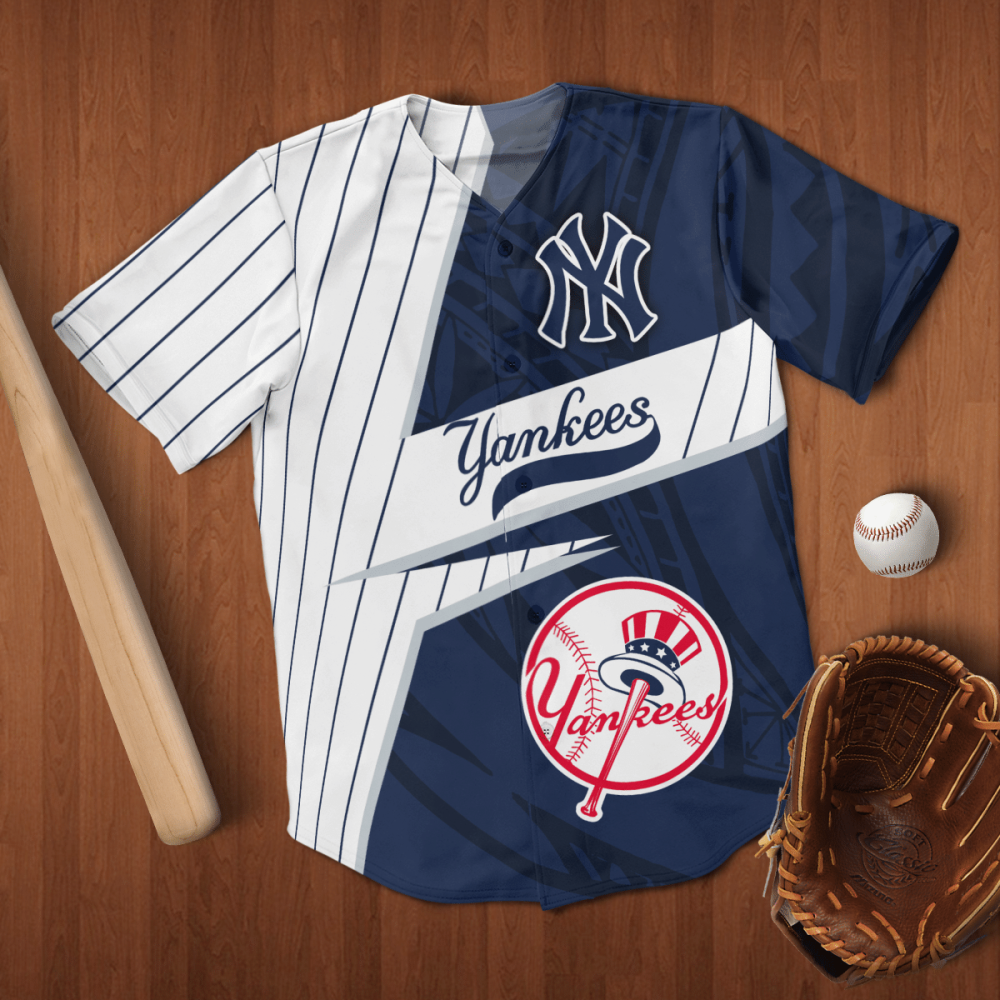 MLB New York Yankees Baseball Jersey - Aopprinter baseball jersey product view 4
