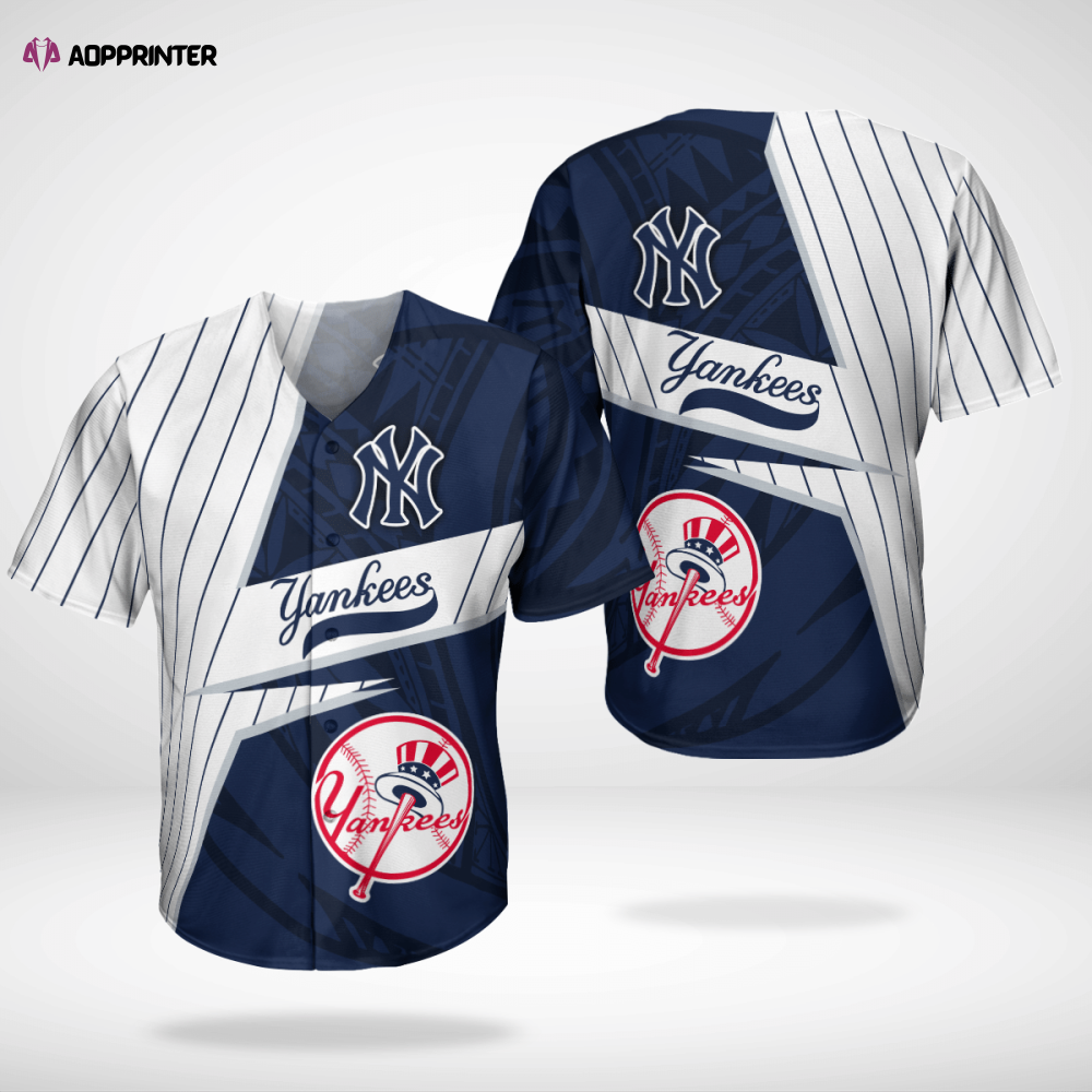 MLB New York Yankees Baseball Jersey - Aopprinter baseball jersey product view 1