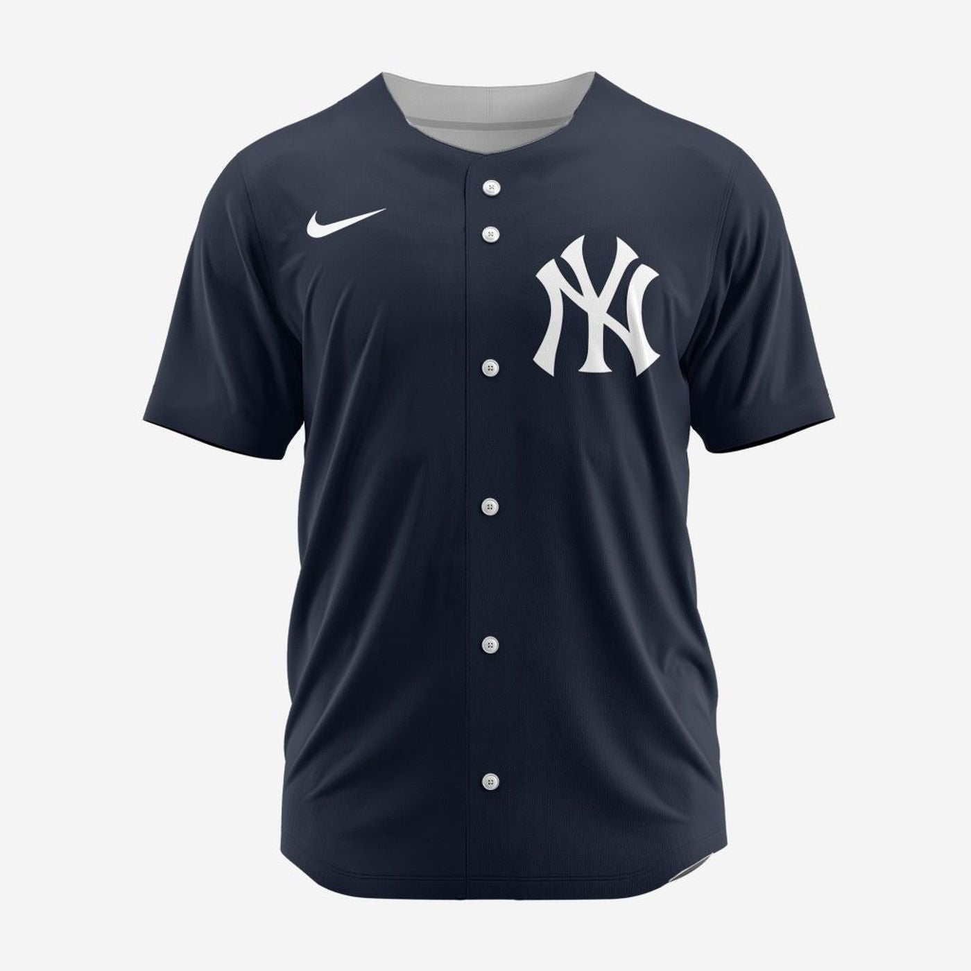 MLB New York Yankees Personalized Alternate Baseball Jersey - Bafud baseball jersey product view 2