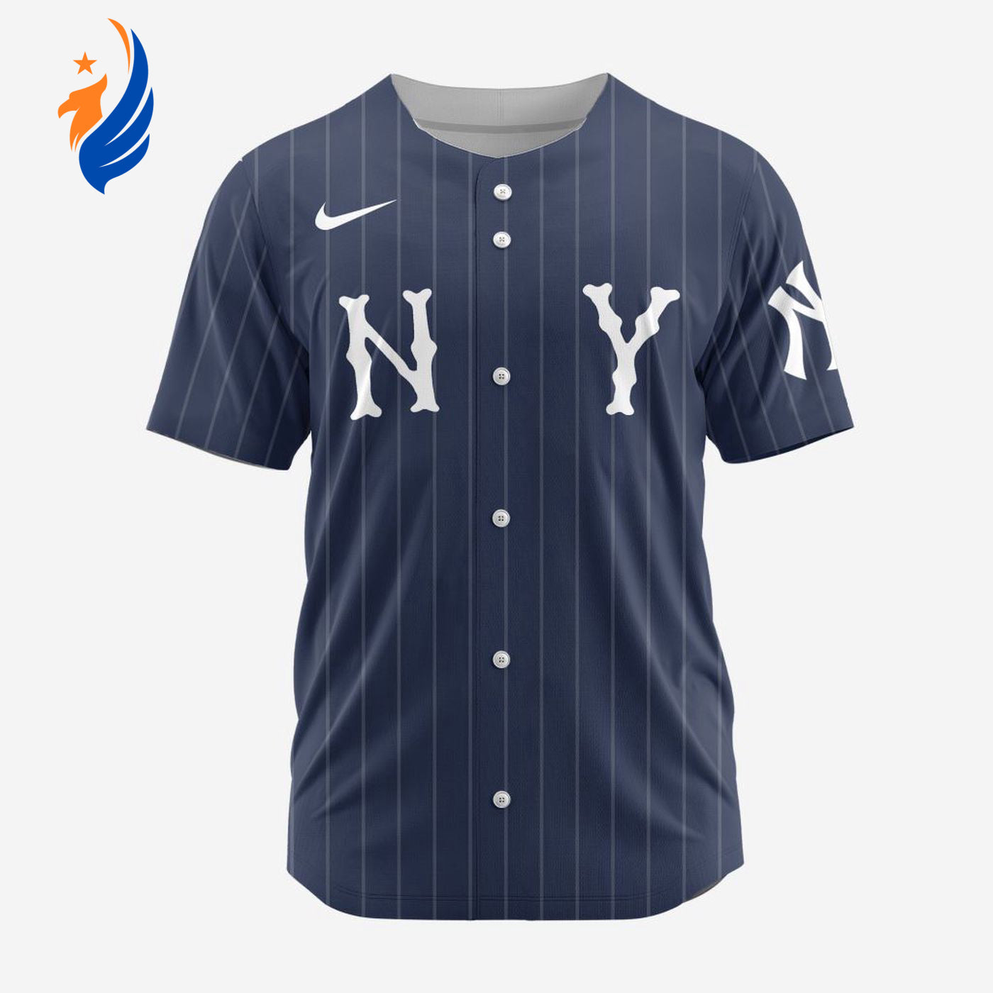 MLB New York Yankees Personalized Alternate Design Concept Baseball Jersey 2402 - Bafud baseball jersey product view 1