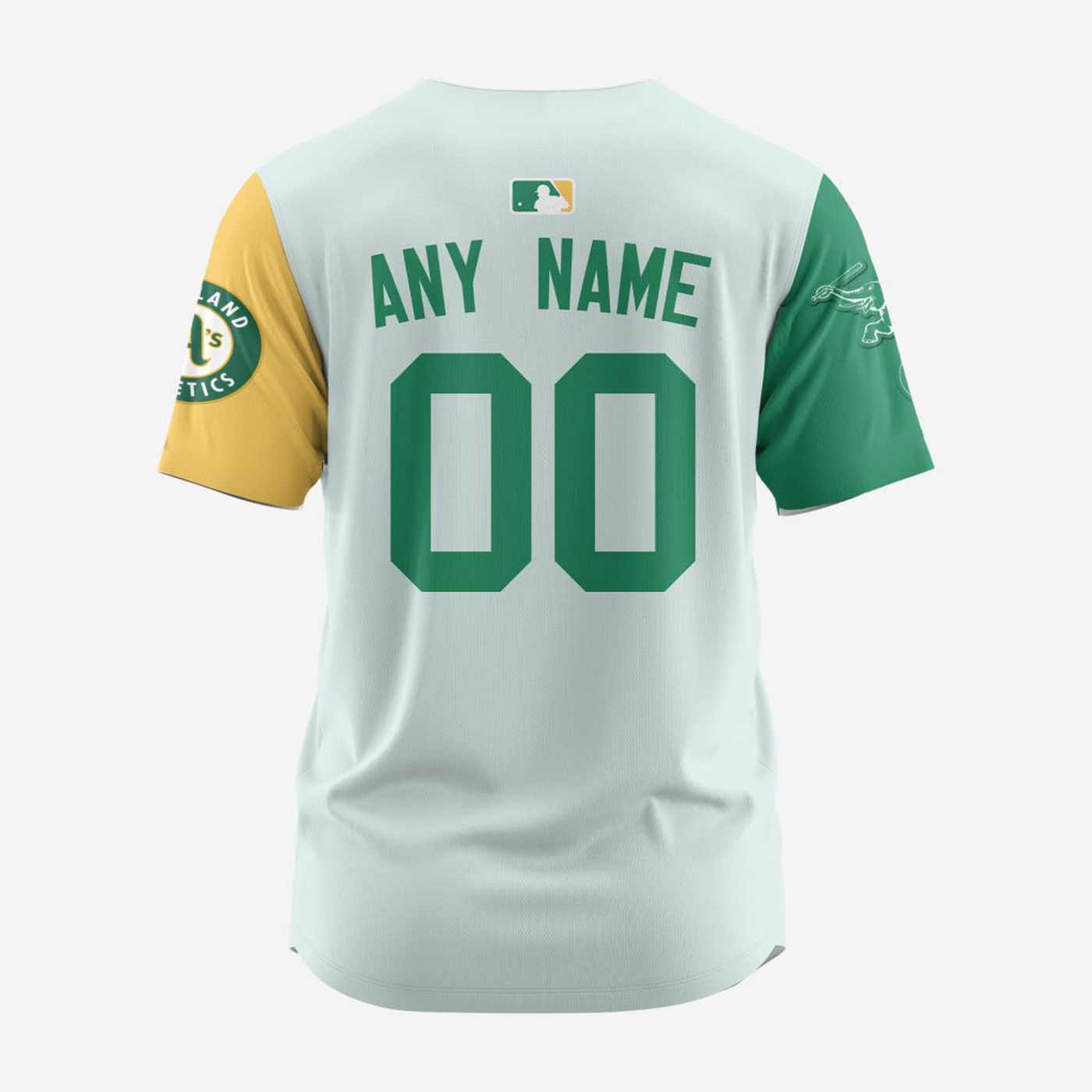 MLB Oakland Athletics Personalized Alternate Design Concept Baseball Jersey 2402 - Bafud baseball jersey product view 2