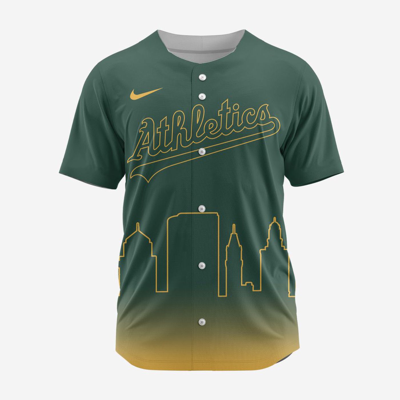 MLB Oakland Athletics Special City Edition Concept Baseball Jersey Gift for Men Women - Bafud baseball jersey product view 2