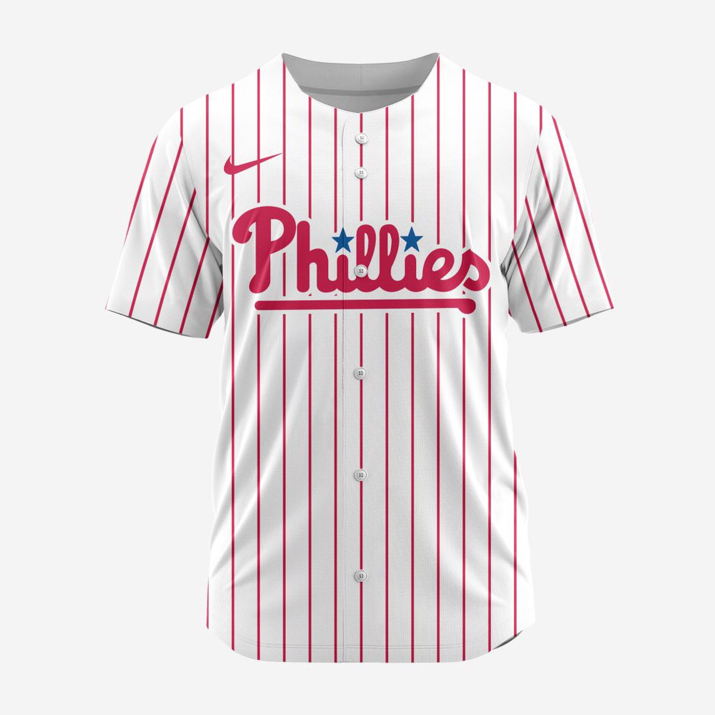 MLB Philadelphia Phillies Personalized 2024 Home Baseball Jersey - Bafud baseball jersey product view 2