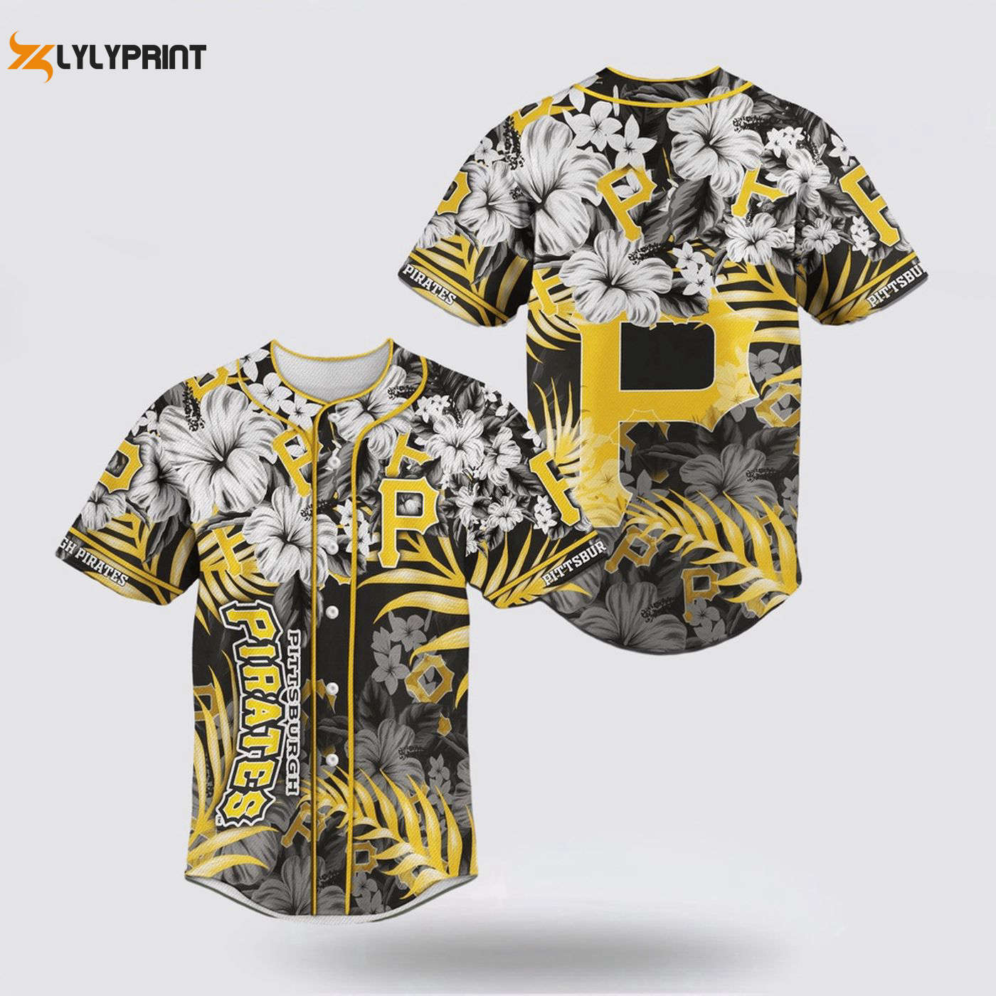 Show Your Team Spirit with MLB Pittsburgh Pirates Baseball Jersey Flower - Perfect for Fans! - Gift for Men Women - lylyprint.com baseball jersey product view 1