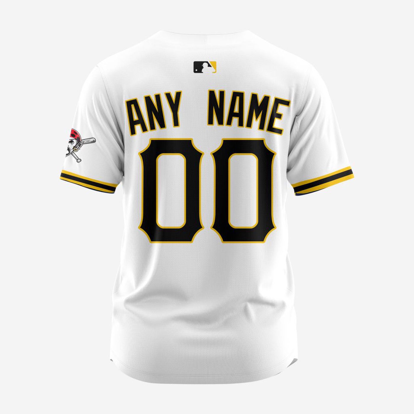 MLB Pittsburgh Pirates Personalized 2024 Home Baseball Jersey - Bafud baseball jersey product view 2