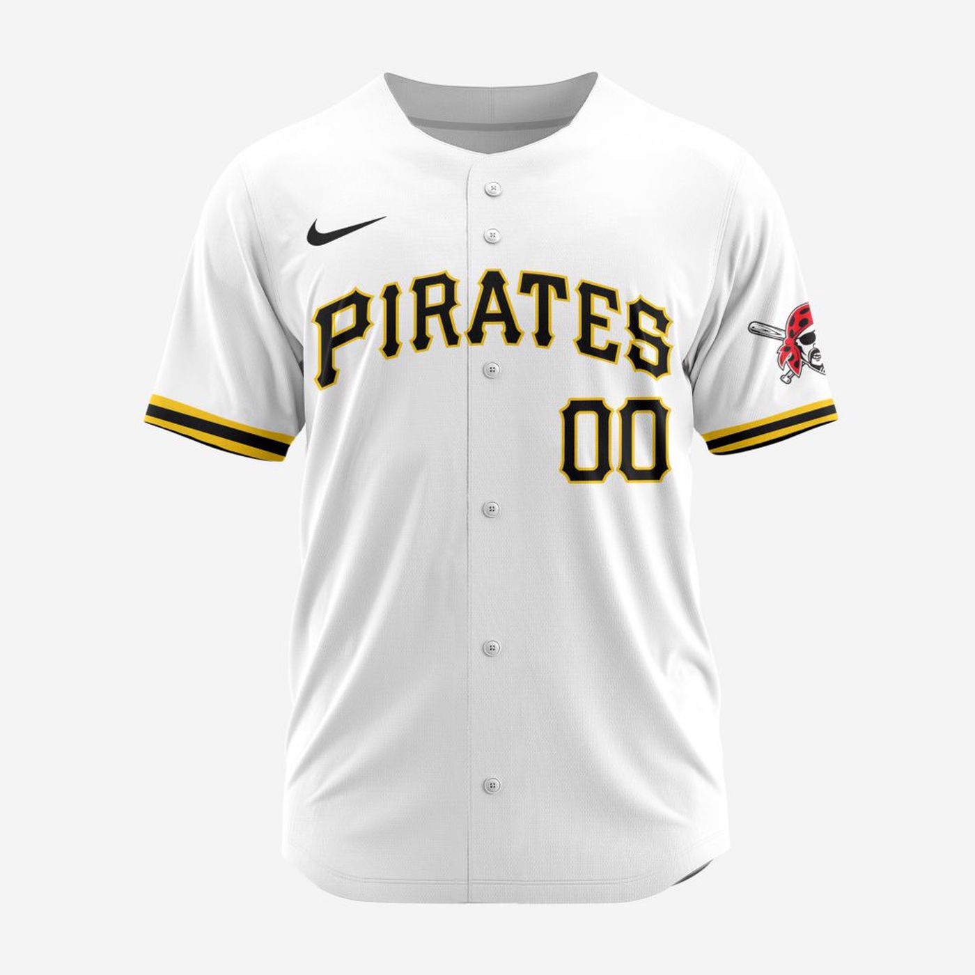 MLB Pittsburgh Pirates Personalized 2024 Home Baseball Jersey - Bafud baseball jersey product view 3