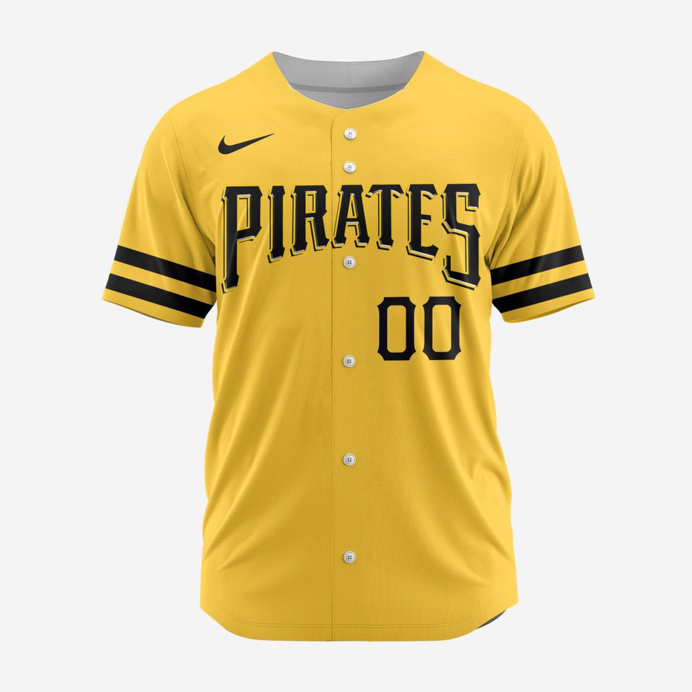 MLB Pittsburgh Pirates Personalized Alternate Design Concept Baseball Jersey 2403 - Bafud baseball jersey product view 2
