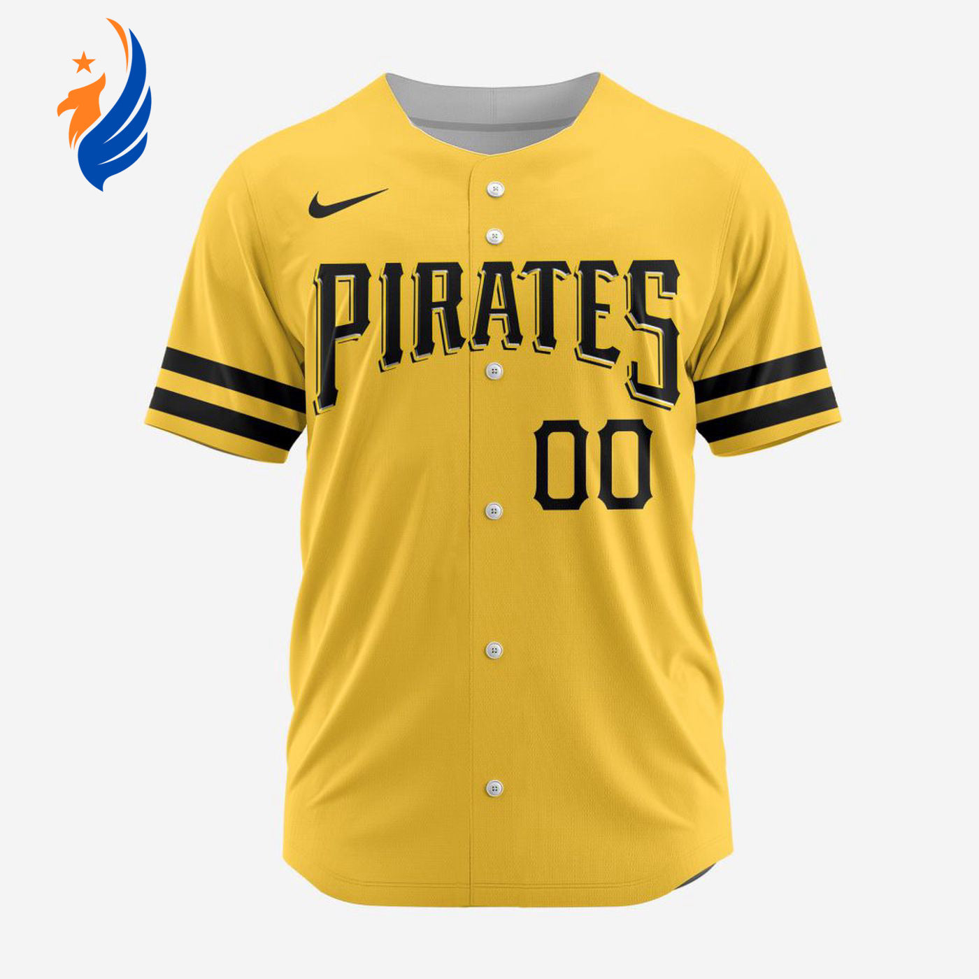 MLB Pittsburgh Pirates Personalized Alternate Design Concept Baseball Jersey 2403 - Bafud baseball jersey product view 1