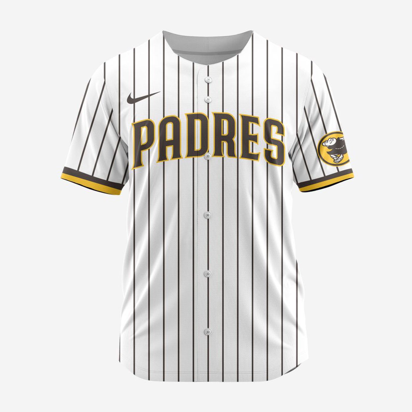 MLB San Diego Padres Personalized 2024 Home Baseball Jersey - Bafud baseball jersey product view 2