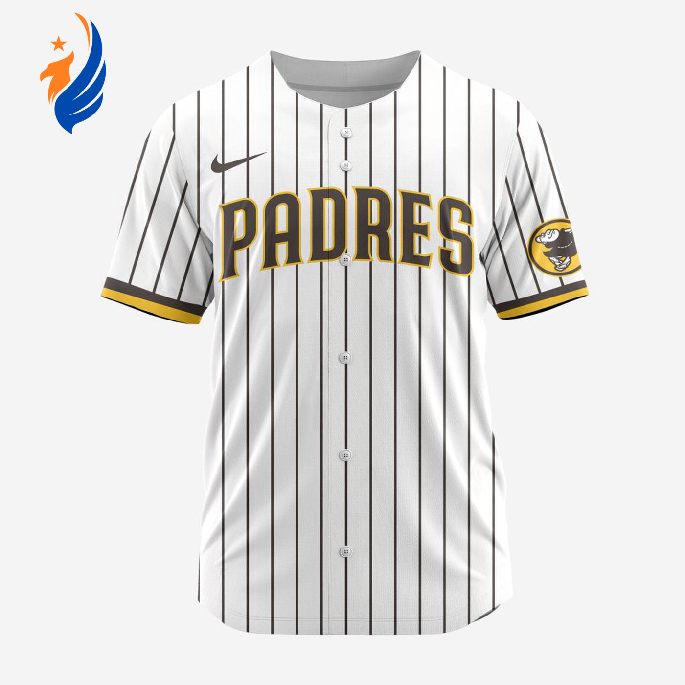 MLB San Diego Padres Personalized 2024 Home Baseball Jersey - Bafud baseball jersey product view 1