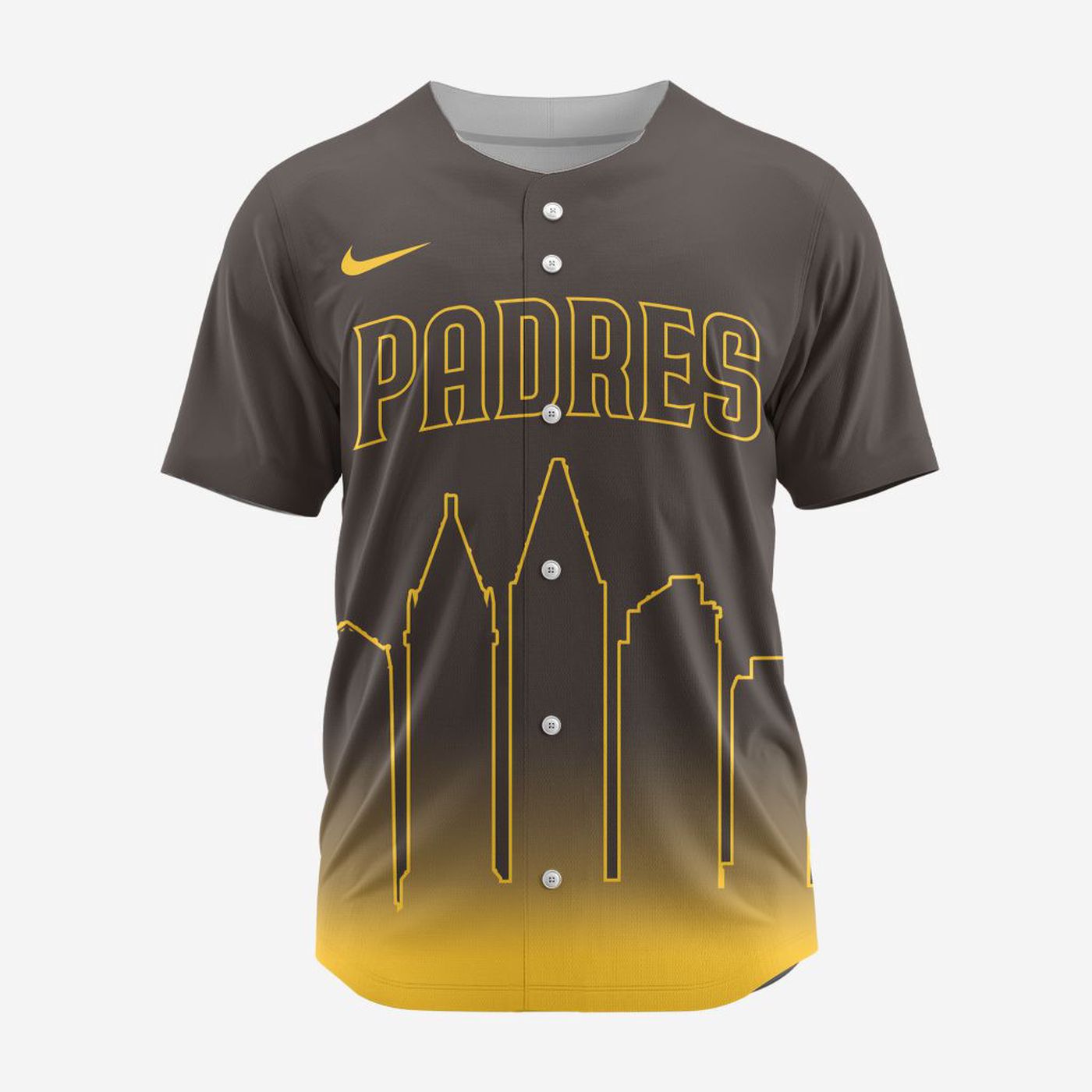 MLB San Diego Padres Special City Edition Concept Baseball Jersey Gift for Men Women - Bafud baseball jersey product view 2