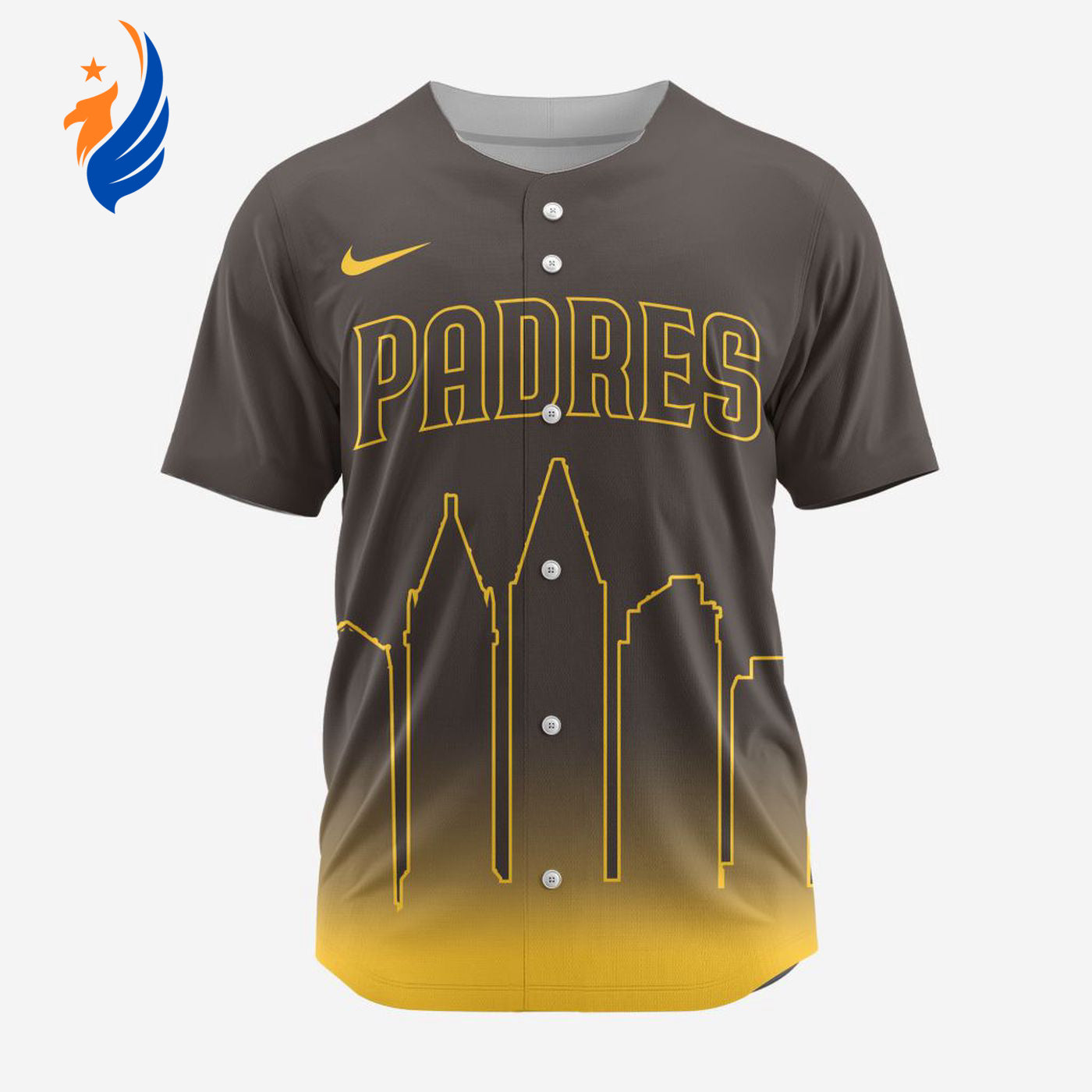 MLB San Diego Padres Special City Edition Concept Baseball Jersey Gift for Men Women - Bafud baseball jersey product view 1