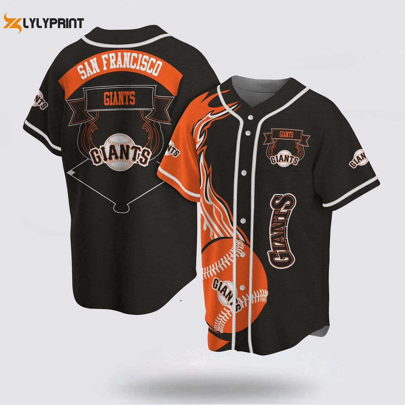 Authentic San Francisco Giants MLB Jersey – Classic Design for Passionate Fans - lylyprint.com baseball jersey product view 1