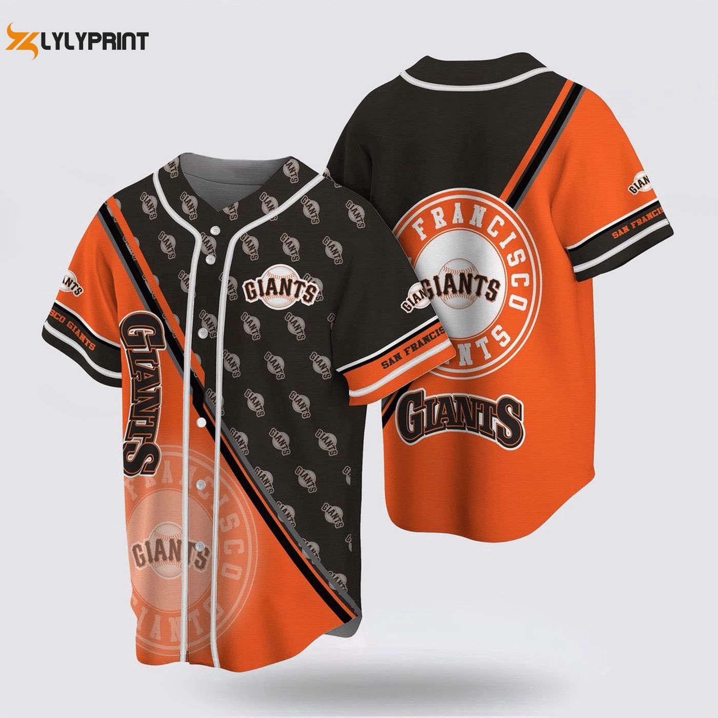 San Francisco Giants MLB Baseball Jersey: Simple Design for Passionate Fans – Shop Now! - lylyprint.com baseball jersey product view 1