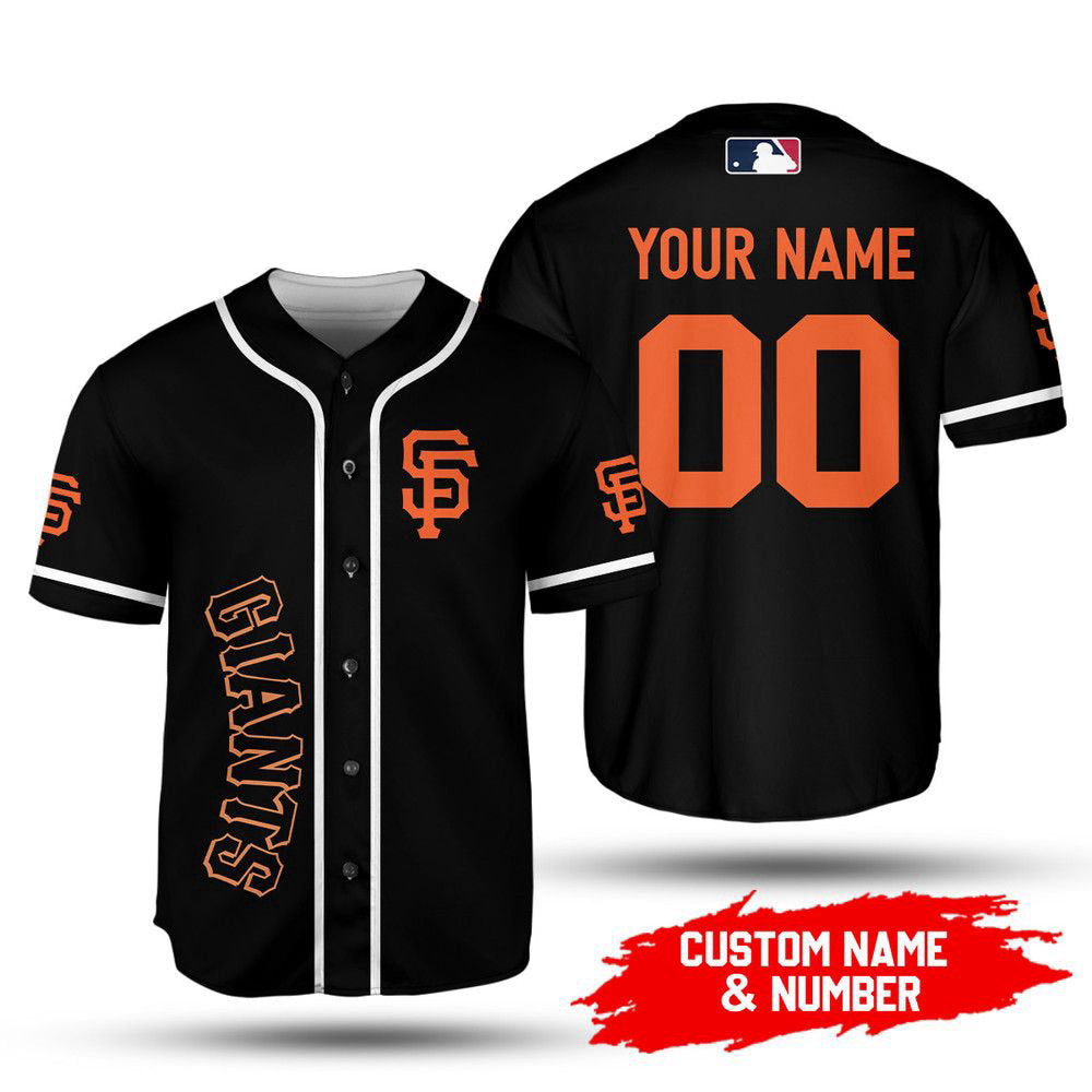 MLB San Francisco Giants Custom Name Number Baseball Jersey V5 Unisex Shirt, Gift For Men And Women - Aopprinter baseball jersey product view 2