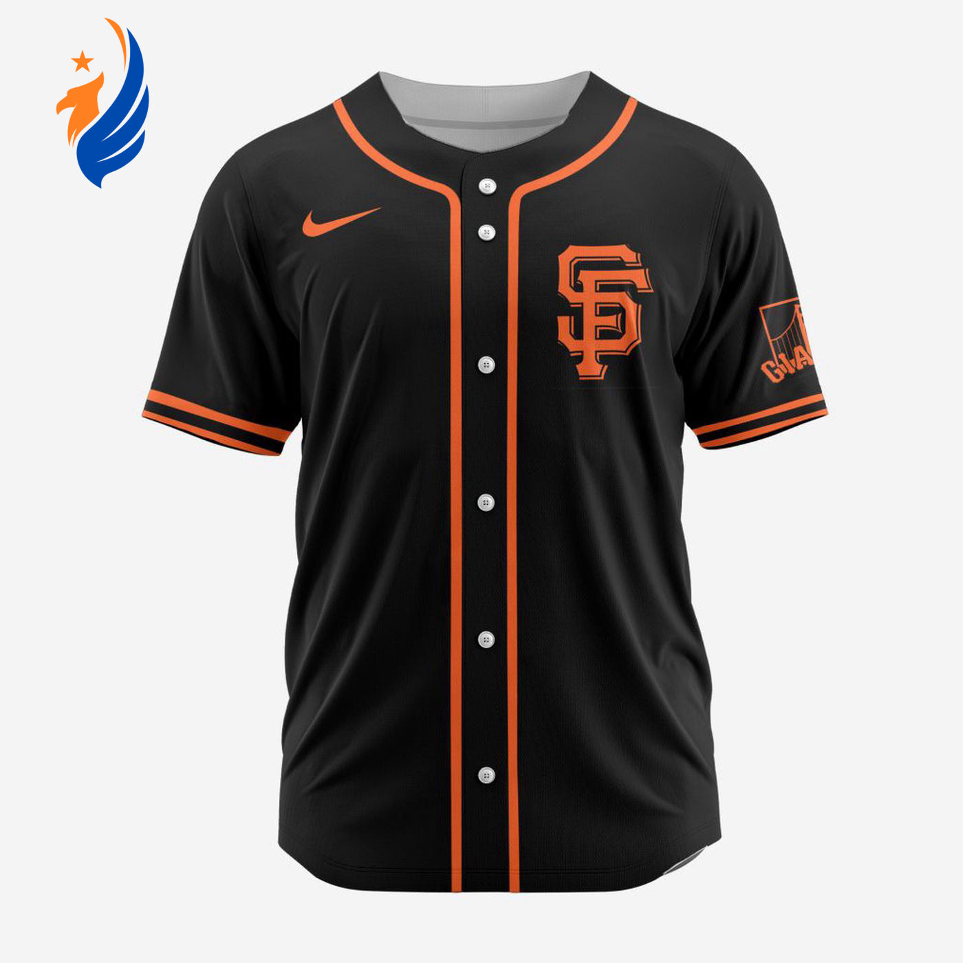 MLB San Francisco Giants Personalized Alternate 02 Baseball Jersey - Bafud baseball jersey product view 1