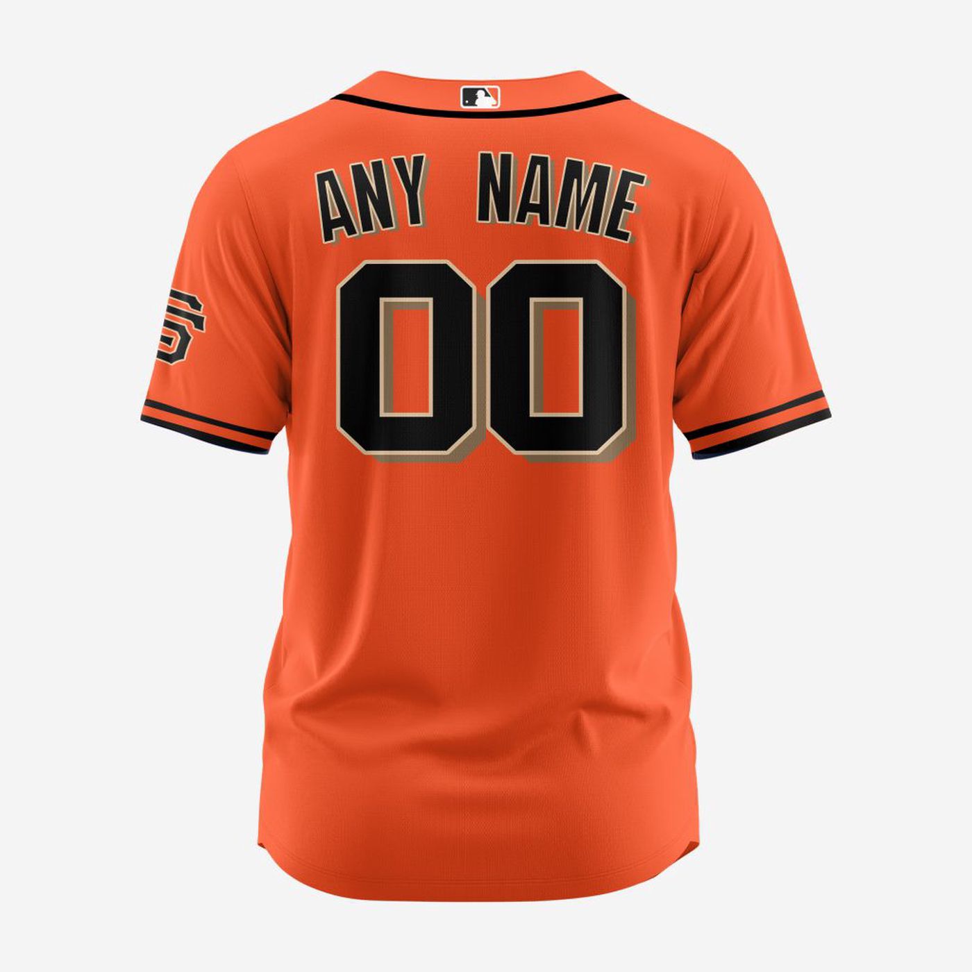 MLB San Francisco Giants Personalized Alternate Baseball Jersey - Bafud baseball jersey product view 3