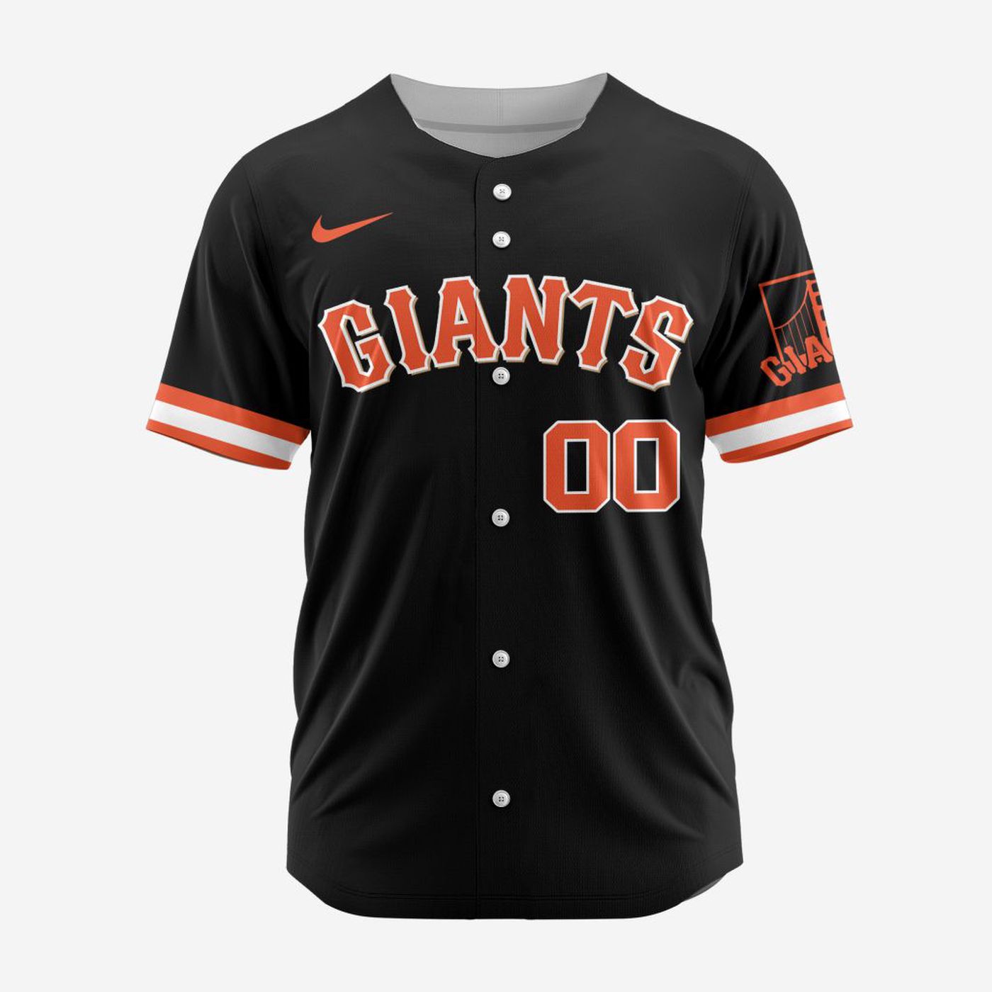MLB San Francisco Giants Personalized Alternate Design Concept Baseball Jersey 2403 - Bafud baseball jersey product view 2