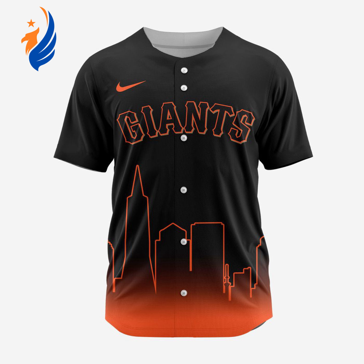 MLB San Francisco Giants Special City Edition Concept Baseball Jersey Gift for Men Women - Bafud baseball jersey product view 1