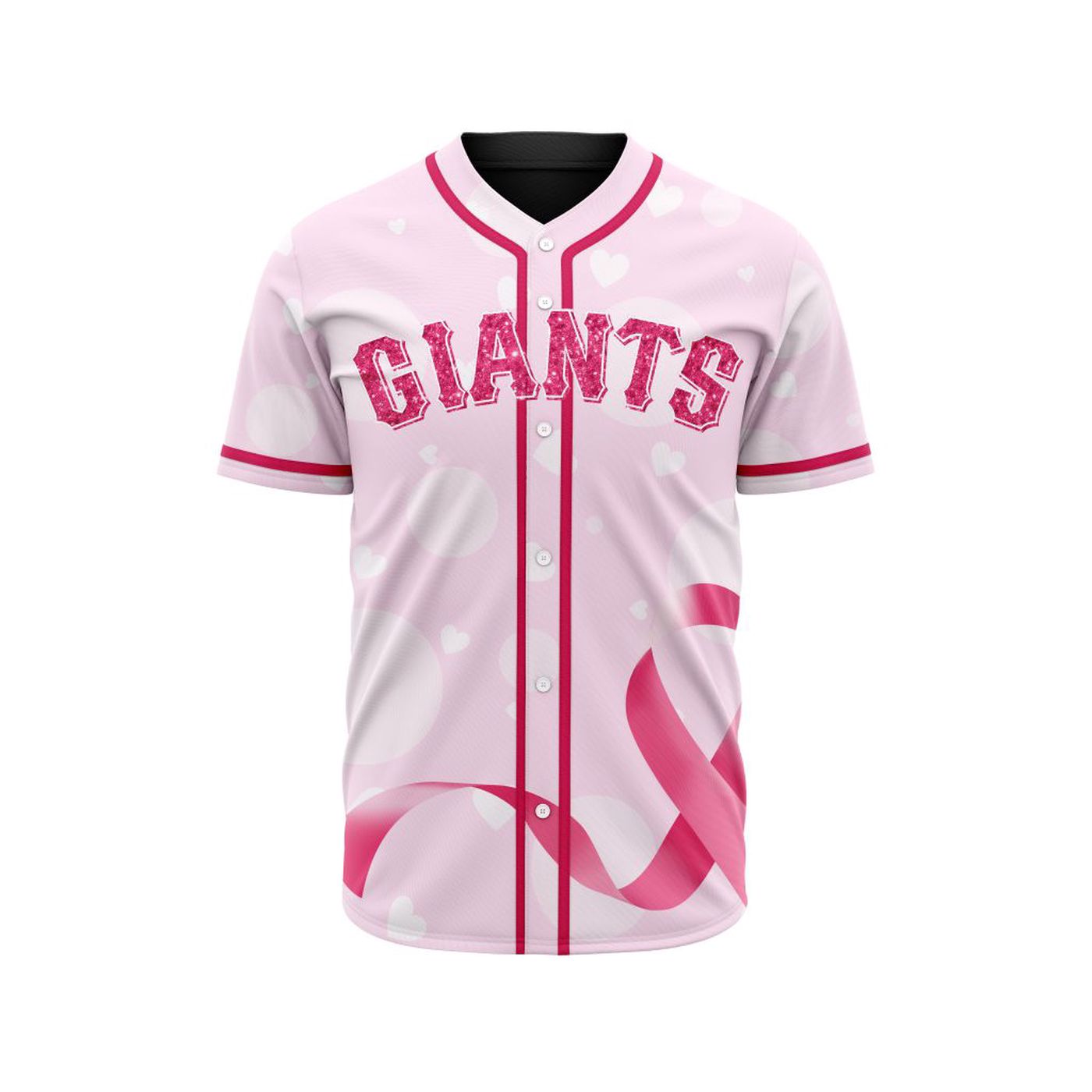 MLB San Francisco Giants Special Pink Design Fight Breast Cancer Baseball Jersey Gift for Men Women - Bafud baseball jersey product view 3