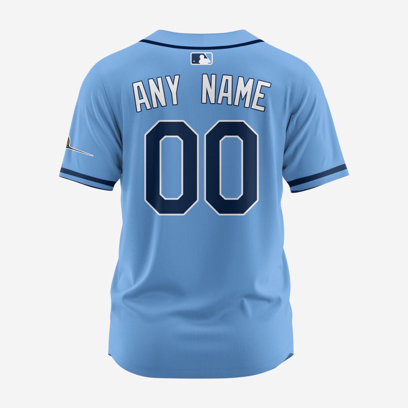 MLB Tampa Bay Rays Personalized Alternate Baseball Jersey - Bafud baseball jersey product view 2