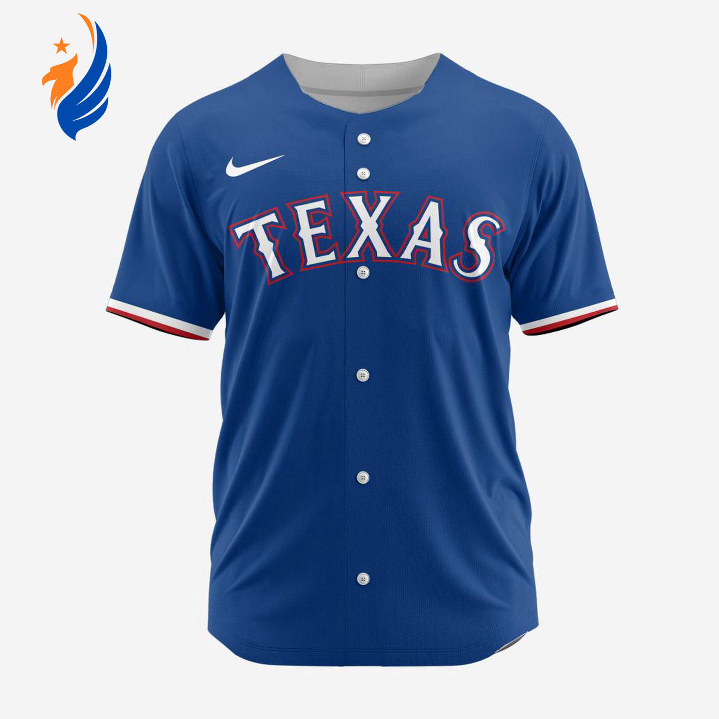 MLB Texas Rangers Personalized Alternate 02 Baseball Jersey - Bafud baseball jersey product view 1