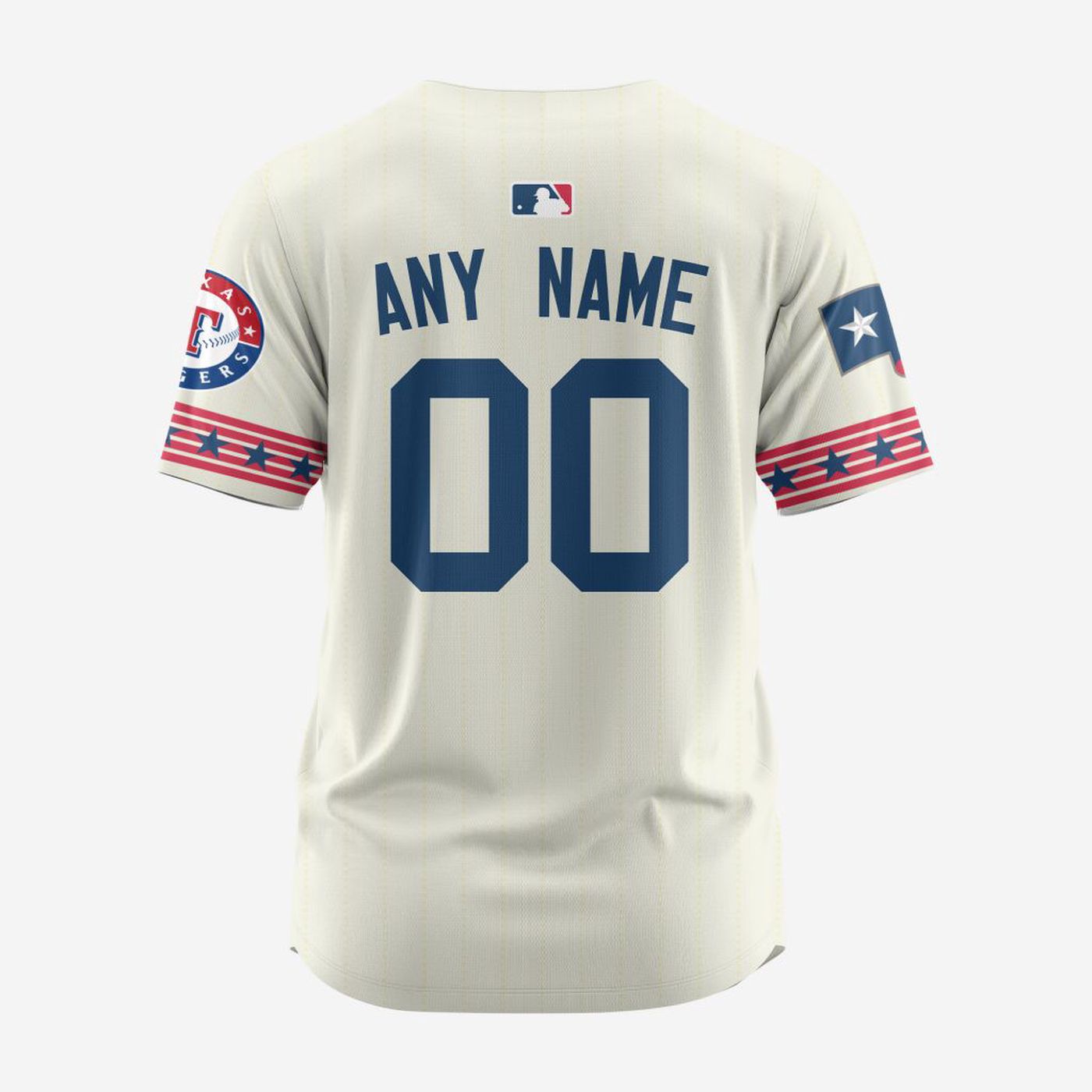 MLB Texas Rangers Personalized Alternate Design Concept Baseball Jersey 2401 - Bafud baseball jersey product view 2