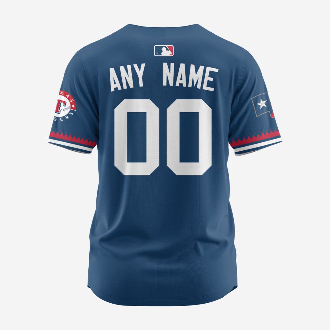 MLB Texas Rangers Personalized Alternate Design Concept Baseball Jersey 2403 - Bafud baseball jersey product view 3