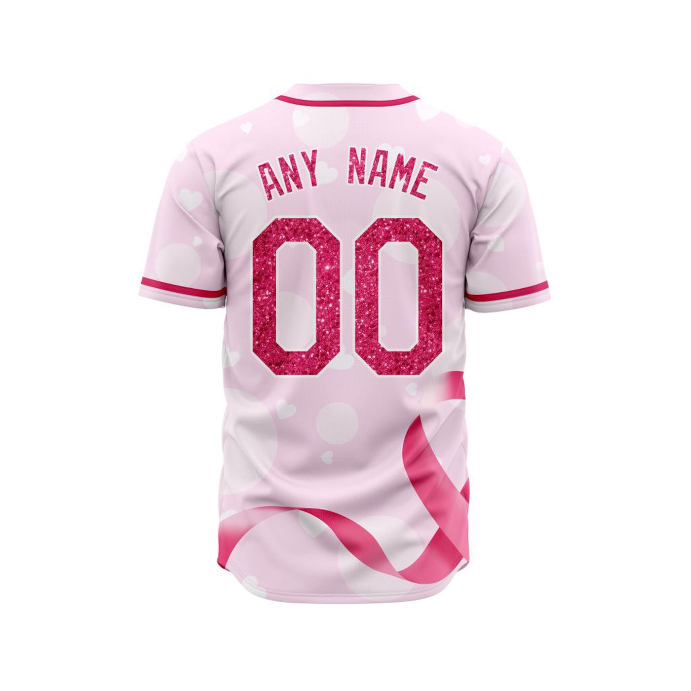 MLB Texas Rangers Special Pink Design Fight Breast Cancer Baseball Jersey Gift for Men Women - Bafud baseball jersey product view 3