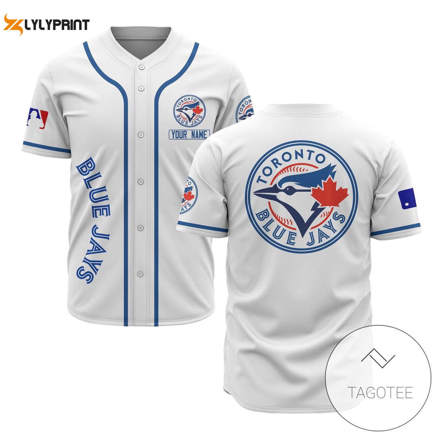 Personalized MLB Toronto Blue Jays Jersey: Custom Name Unisex Shirt - lylyprint.com baseball jersey product view 1